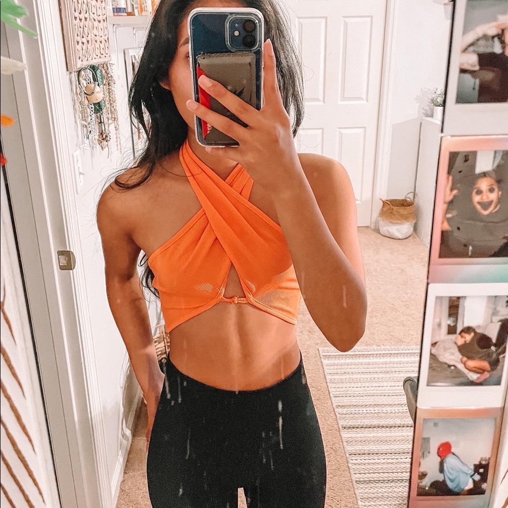 crop wrap top